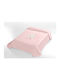 Pierre Cardin Κουβέρτα Ισπανίας Κούνιας Βελουτέ Ροζ Pink 140x110εκ.