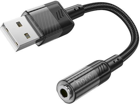 Hoco Aux Usb Converter 3.5mm female to 3.5mm female 1pcs