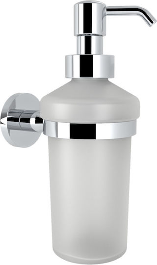 Verdi Omicron Επιτοίχιο Dispenser Γυάλινο Chrome