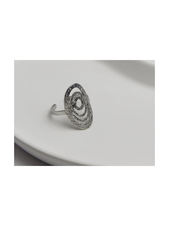 Damen Ring aus Stahl