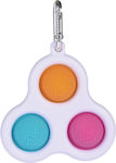 Pop it Fidget Keychain Silicone Multicolour