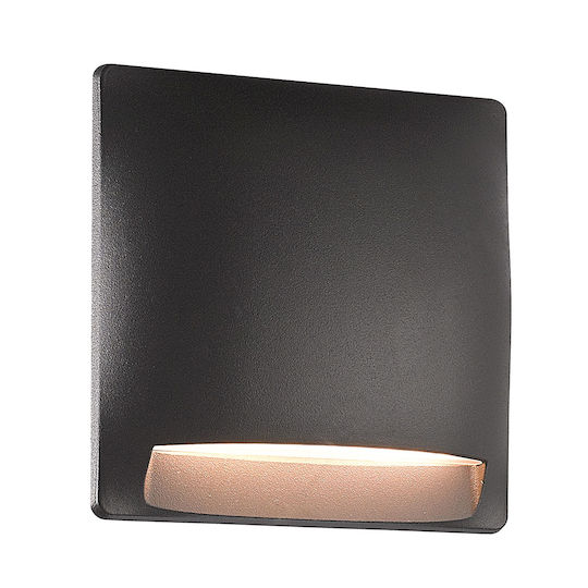 Viokef Mode Επιτοίχια Εξωτερική Πλαφονιέρα IP65 11.2x11.2εκ.
