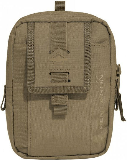 Pentagon Axon Geantă Militară Centură din Poliester Coyote 0.8lt