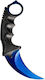 Style Blade Karambit Blue Steel σε Θήκη