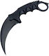 Karambit Black with Blade made of Stainless Steel 18.5pcs Thickness 2mm in Sheath