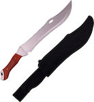 Machete Silver with Blade made of Stainless Steel in Sheath