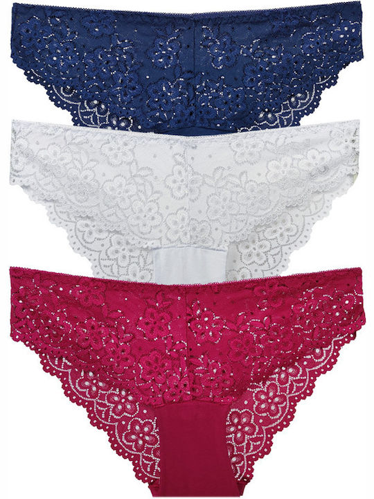 Bonito Women's Slip 3Pack with Lace