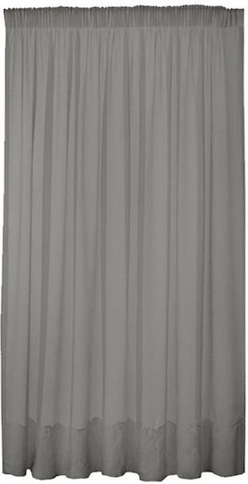 Sunshine Κουρτίνα με Τρέσα Grey 300x280εκ.