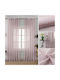 My Home Luxury Perdea cu Capse A6023-27 Roz 270x290cm