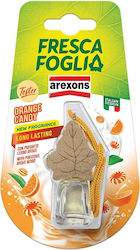 Arexons Κρεμαστό Αρωματικό Υγρό Αυτοκινήτου Fresca Foglia Πορτοκάλι 4.5ml