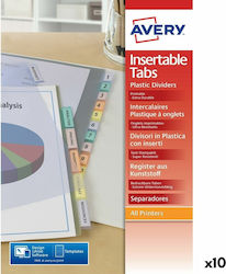 Avery Κλασέρ für Papier A4 Transparent