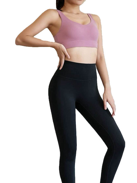 Join Frauen Leggings Push Up mit Fleece-Futter Μαύρο