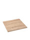 Atmosphera Platz Bücherregal aus MDF Natural 31x31x1.2cm 167816 1Stück