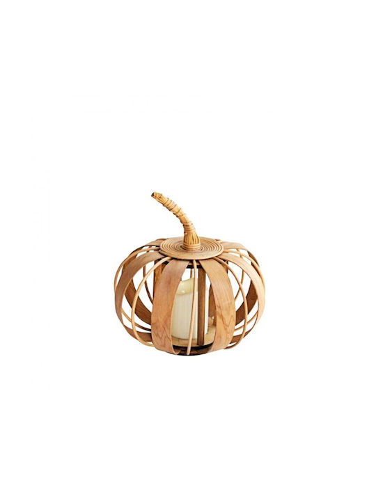 Atmosphera Dekorative Lampe Kürbis Beige