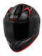 Givi H50.9 Full Face Helmet with Pinlock and Sun Visor ECE 22.06 Enigma Black/Titanium/Red