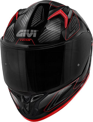 Givi H50.9 Enigma Black/Titanium/Red Motorradhelm Volles Gesicht ECE 22.06