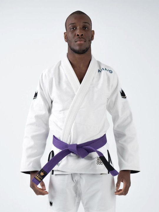 Kingz Nano 3.0 Men's Brazilian Jiu Jitsu Uniform White