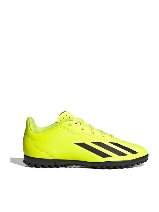 X Crazyfast Club Kids Turf Soccer Shoes Team Solar Yellow 2 / Core Black / Cloud White