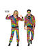 Carnival Costume Neon Rainbow Tracksuit