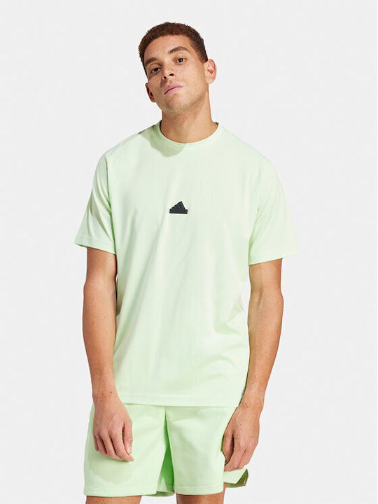 Adidas Z.n.e Bluza Bărbătească cu Mânecă Scurtă Green