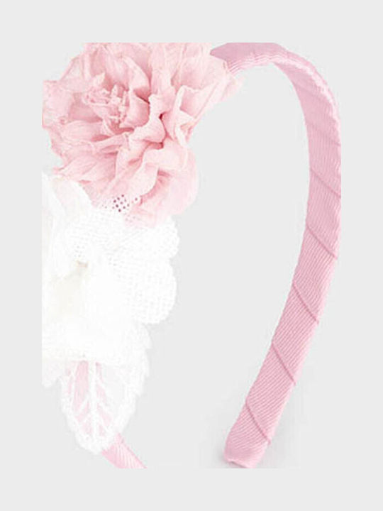 Mayoral Pink Kids Headband with Flower