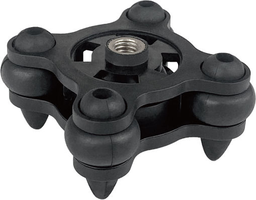 X-Guard 3-Axis Αντικραδασμικός Αντάπτορας για Βάση Κινητού Μοτοσυκλέτας