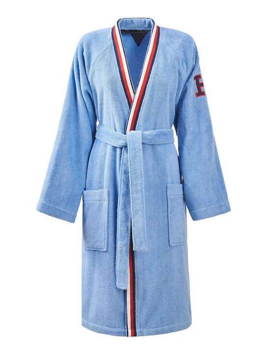 Tommy Hilfiger Teddy Халат с яка Blue (wane) 360гр/кв.м