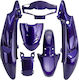 Suzuki Motorcycle Plastic Set for Suzuki FX 125 Purple 6pcs