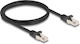 DeLock S/FTP Network Cable Ethernet 1m Black