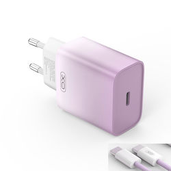 XO с USB-C порт и кабел USB-C - USB-C 30W Power...