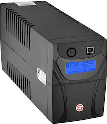 GT POWERbox UPS Line-Interactive 850VA 480W cu 4 IEC Prize