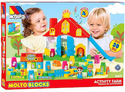 Molto Plastic Building Blocks Φάρμα 38pcs