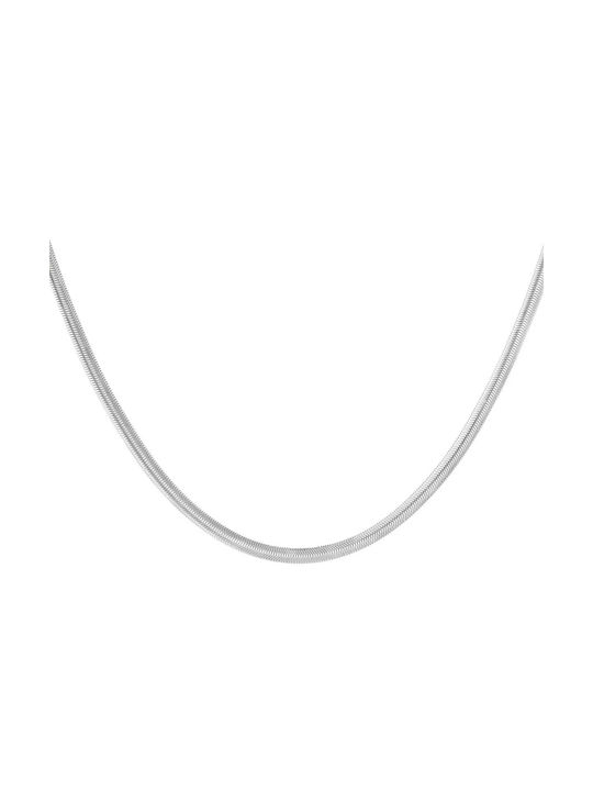 Chain Neck Snake made of Steel Thin Thickness 2mm and Length 45cm