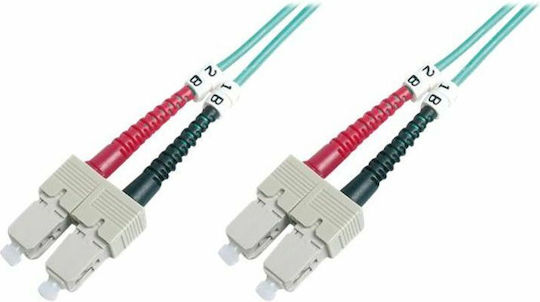 Digitus U/UTP Καλώδιο Δικτύου Ethernet 2m Τιρκουάζ