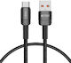 Tech-Protect Ultraboost Evo USB 2.0 Cable USB-C male - USB-A 100W Black 0.25m