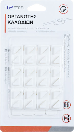 Tpster 32690 Kabelclips-Organizer 12Stück