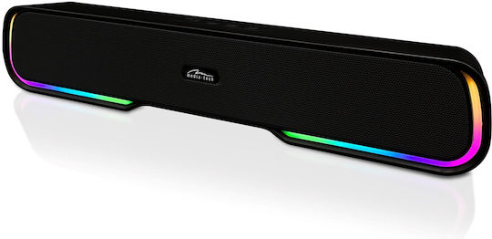 Media-Tech Phantom BT Ηχείο Bluetooth 450W με Ραδιόφωνο Μαύρο