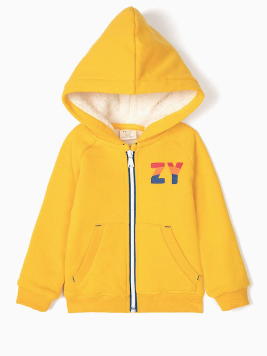 Zippy Kids Cardigan with Hood Yellow