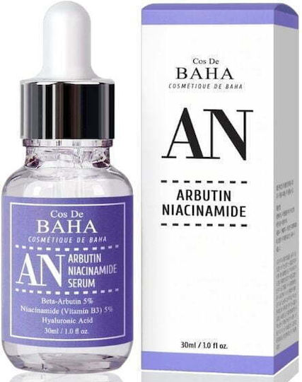 Cos De Baha An Arbutin & Niacinamide Anti-Aging Face Essence with Niacinamide for Brightening & Revitalization 30ml