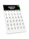 Asimi Body Piercing Ohrring Piercing aus Stahl Silber Mehrfarbig M900002