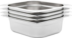 vidaXL Stainless Steel Gastronorm GN1/2 H100mm vidaXL Stainless Steel Gastronorm GN1/2 H100mm