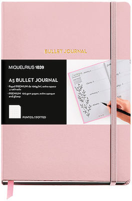 Miquelrius Notebook 96 Sheets with Elastic Pink