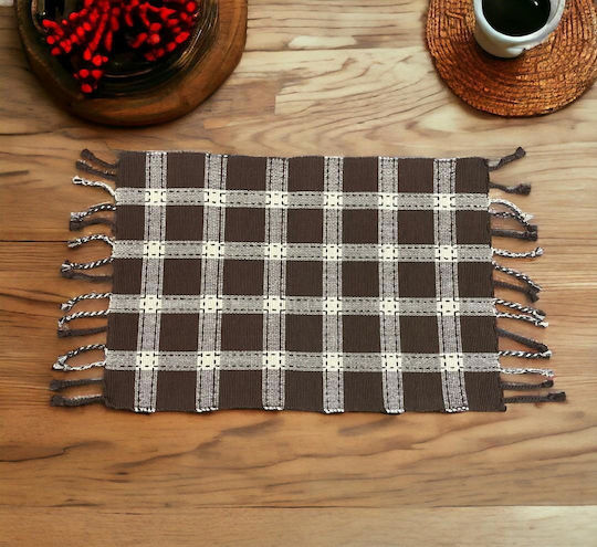 Linea Home Σουπλά Υφασμάτινο Καφέ 33x48cm Linea Home Σουπλά Υφασμάτινο Καφέ 33x48cm