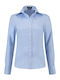 Langärmelig Damen Hemd Blue