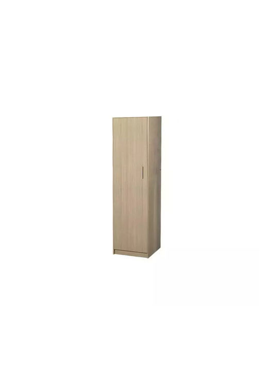 Single Door Wardrobe Oak 50x48x180cm