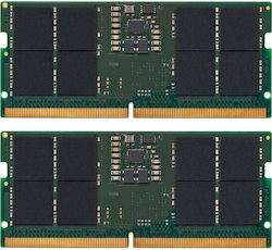 Kingston Value 16GB DDR5 RAM cu 2 module (2x8GB) și Viteză 5600 pentru Laptop