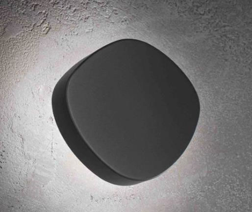 Zafferano Wall-Mounted Outdoor Light LED IP54 7W with Warm White Light 12.4x13.3x4.9εκ.