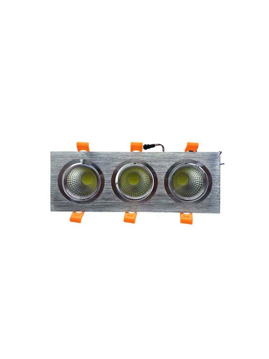Spot Light Einbau Spot mit integriertem LED und Kaltweißes Licht Weiß 1Stück Spot Light Einbau Spot mit integriertem LED und Kaltweißes Licht Weiß 1Stück