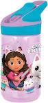 Gabby's Dollhouse Kids Water Bottle Plastic 480ml