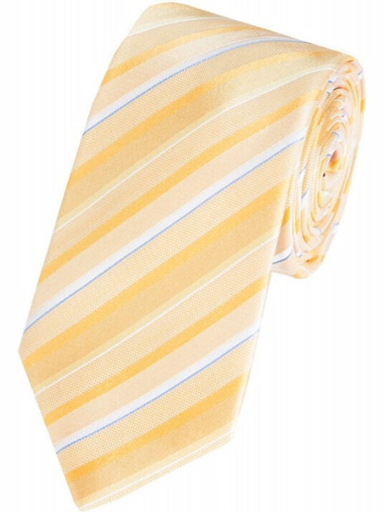 Epic Ties Men's Tie Silk Printed in Yellow Color